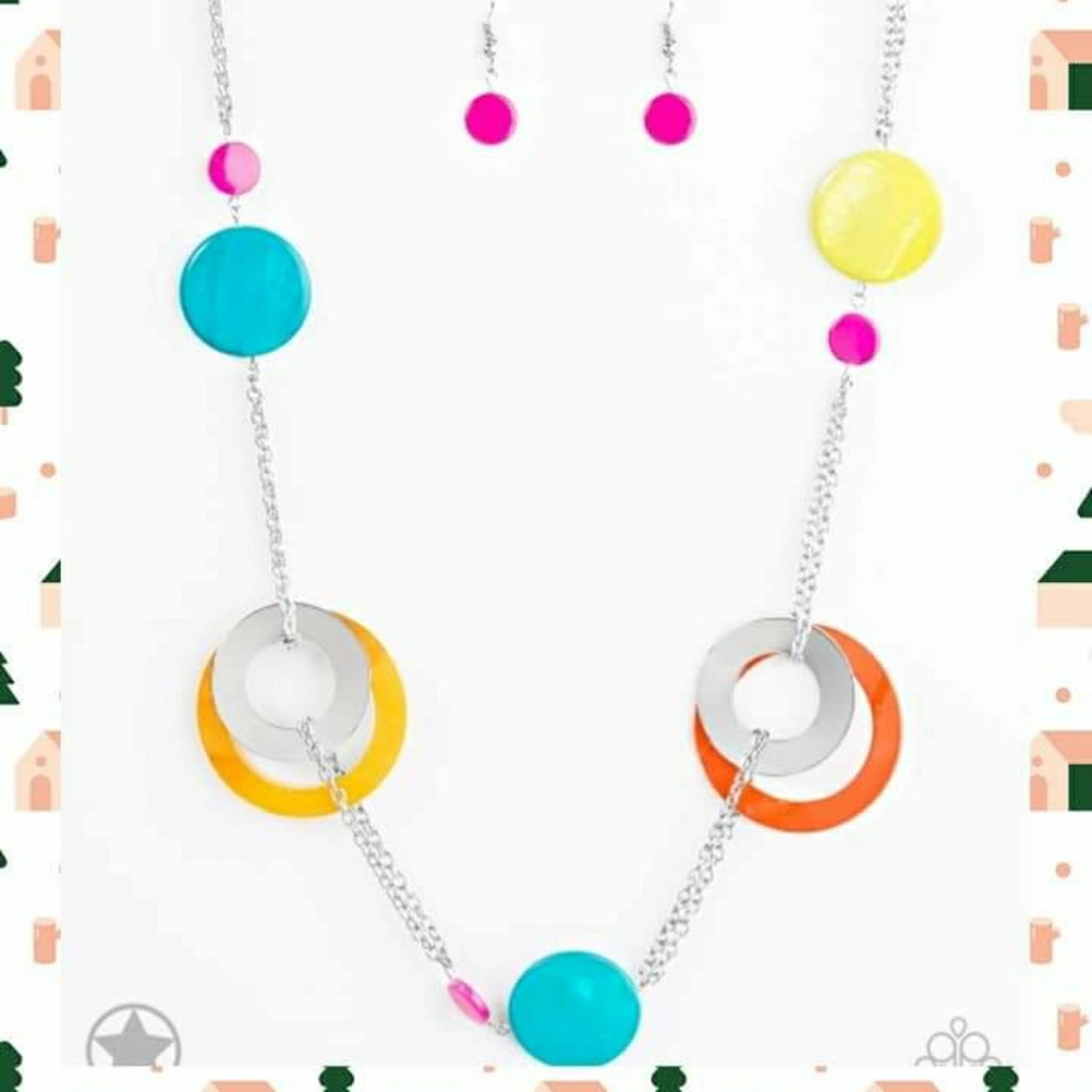 Necklace with earrings